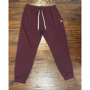 Vuori Performance Joggers Pants VW303 Women's Maroon Burgundy Size Large EUC